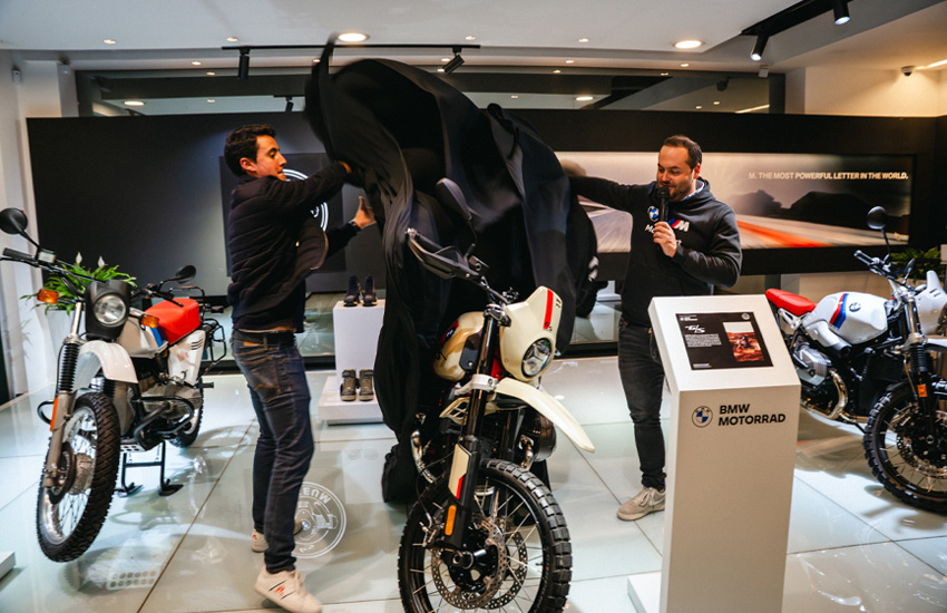 BMW R 12 G/S develada en Bogotá