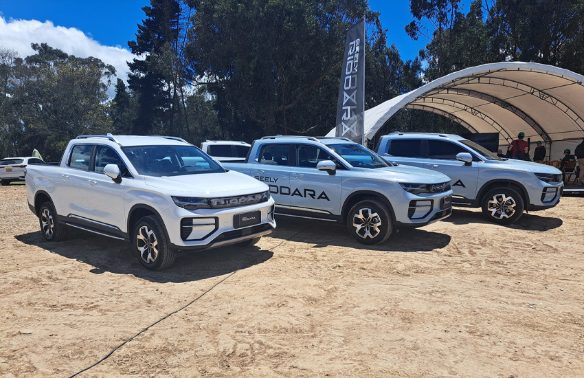 Versiones disponibles para Colombia de la Geely Riddara RD6